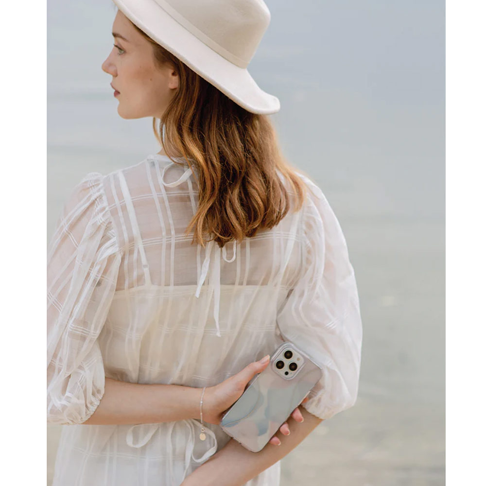 Picture of Apple iPhone 14 Plus 6.7 Case | Coehl Hybrid Impact Defense Raised Camera Lens Bezel Drop Protection Case Design for Modern Women for iPhone 14 Plus 6.7 (Dusk Blue)