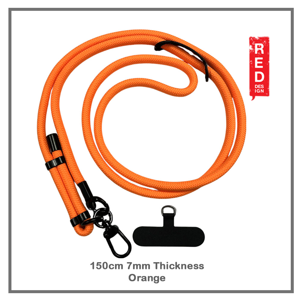 Picture of Red Design Selected Shoulder Lanyard Strap Crossbody Nylon Strap 150cm (Orange)