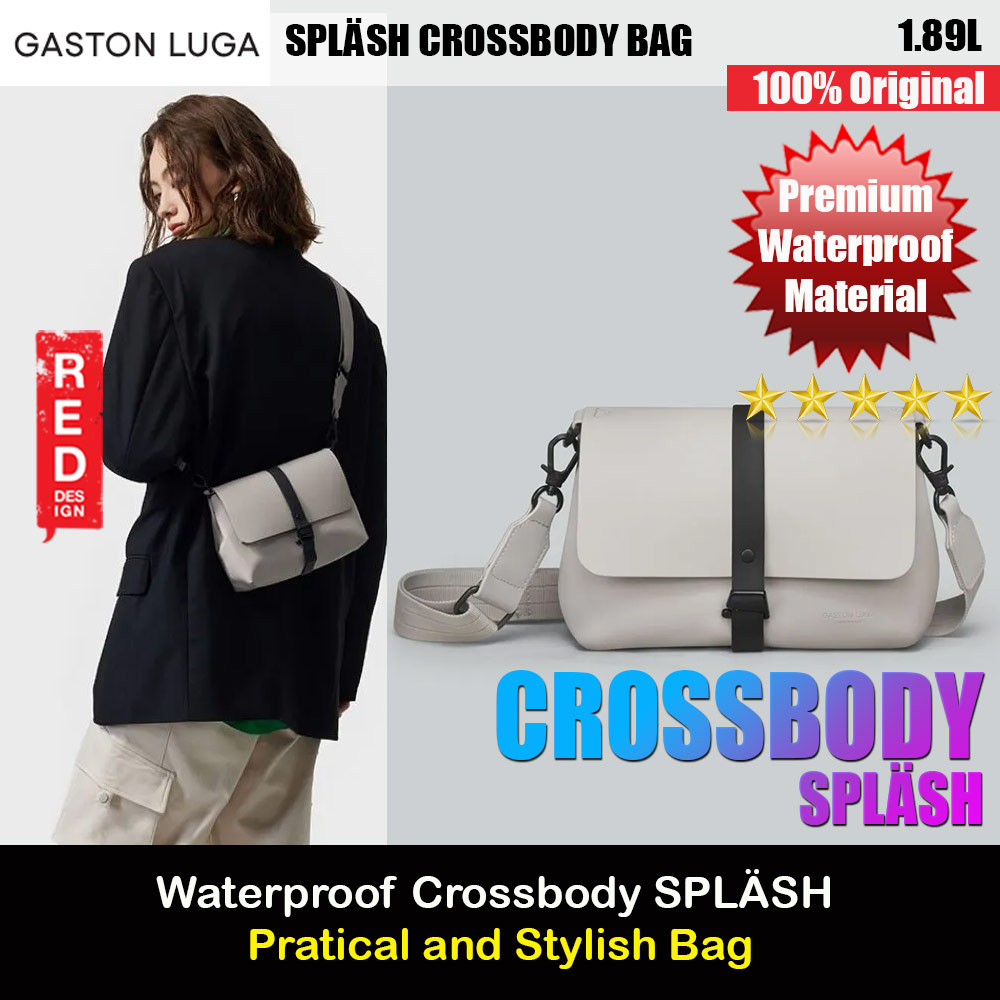 Picture of Gaston Luga SPLÄSH CROSSBODY BAG Premium Waterproof Eco Material Bag Compact Messenger Style Bag with Detachable Shoulder Strap As Clutch (Taupe) Red Design- Red Design Cases, Red Design Covers, iPad Cases and a wide selection of Red Design Accessories in Malaysia, Sabah, Sarawak and Singapore 