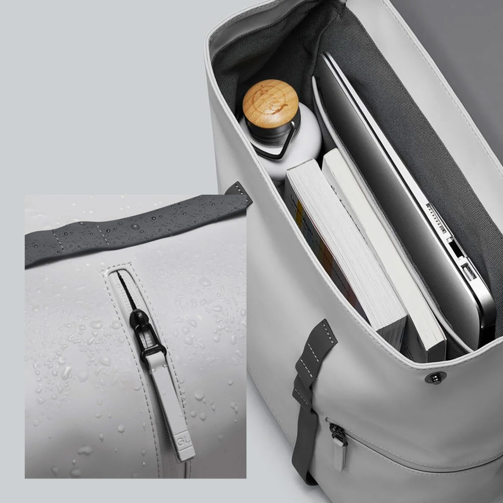 Picture of Gaston Luga SPLÄSH 2.0 13" Premium Waterproof Eco Material Backpack (Taupe)