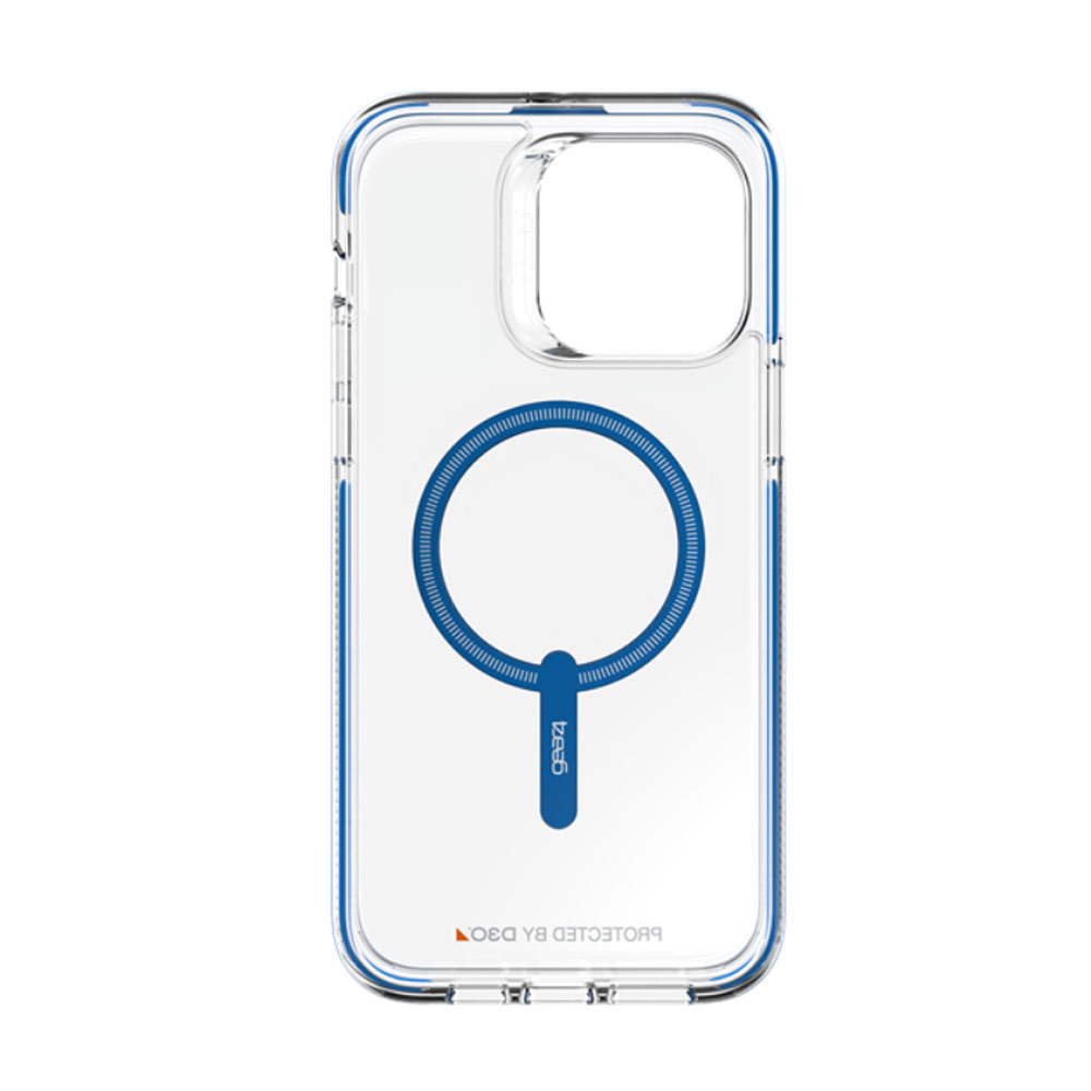 Picture of Apple iPhone 14 Pro Max 6.7 Case | Gear4 Santa Cruz Snap D30 Drop Protection Lightweight Case with Magsafe Compatible for iPhone 14 Pro Max 6.7 (Blue)