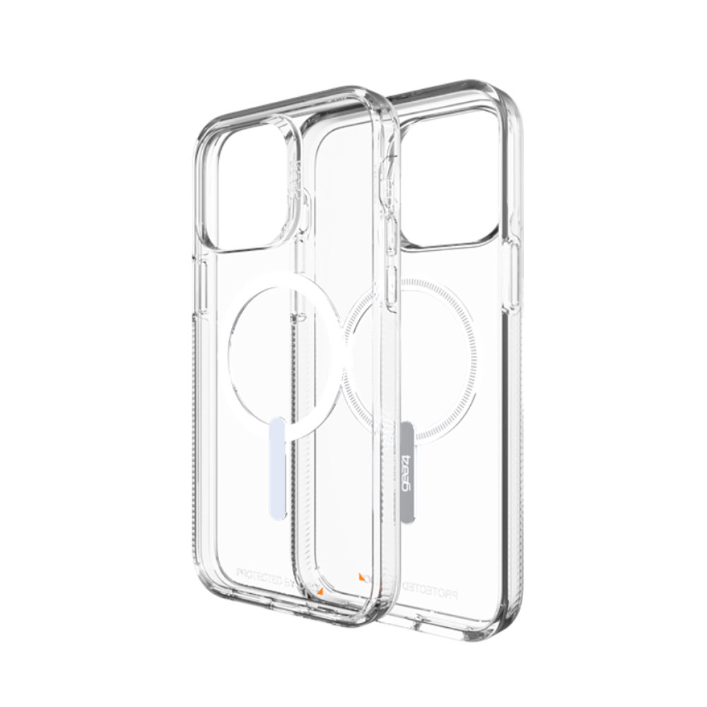 Picture of Apple iPhone 14 6.1 Case | Gear4 Crystal Palace Snap D30 Drop Protection Case with Magsafe Compatible for iPhone 14 6.1 (Clear)