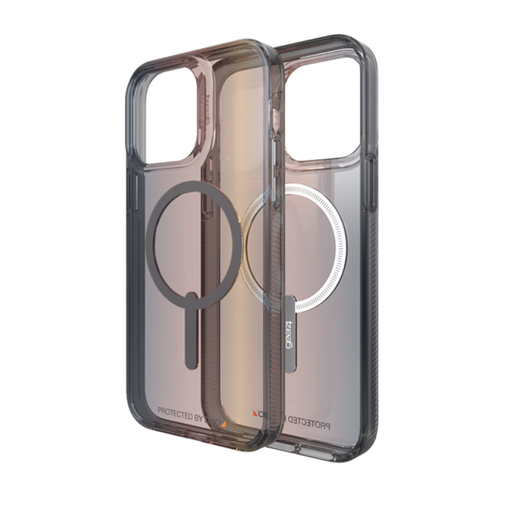 Picture of Apple iPhone 14 Pro Max 6.7 Case | Gear4 Milan Snap Snap D30 Transparent Ombre Design Drop Protection Lightweight Case with Magsafe Compatible for iPhone 14 Pro Max 6.7 (Sunset Ombre)