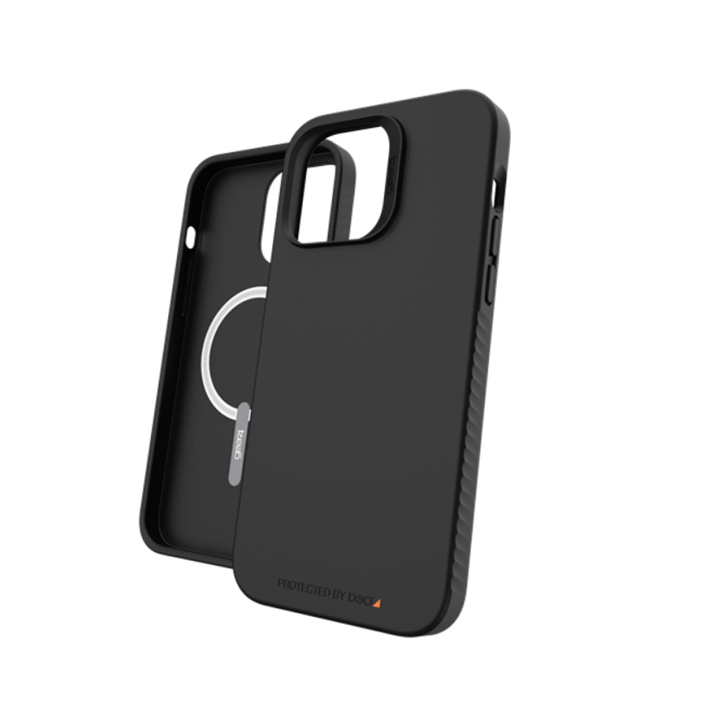 Picture of Apple iPhone 14 Pro Max 6.7 Case | Gear4 Rio Snap D30 Drop Protection Case with Magsafe Compatible for iPhone 14 Pro Max 6.7 (Black)