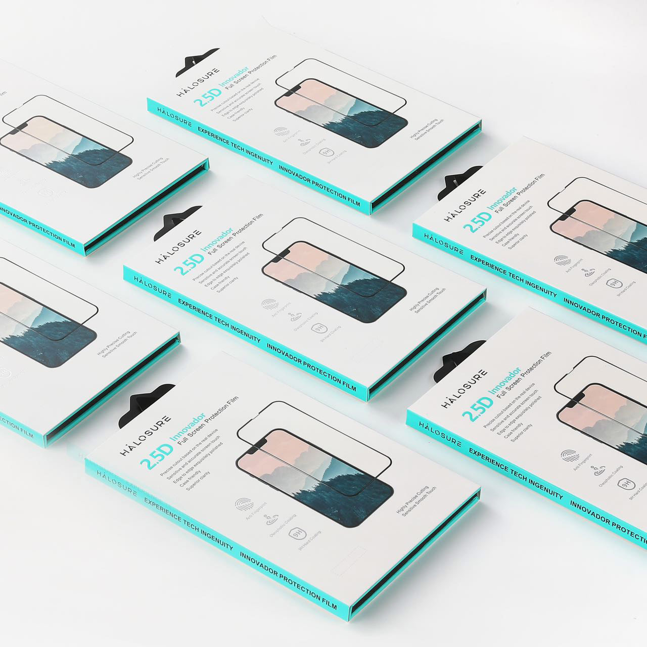 Picture of Apple iPhone 14 Plus 6.7 Screen Protector | Halosure 2.5D Full Coverage Tempered Glass Screen Protector for Apple iPhone 14 Plus 6.7 (HD Clear)