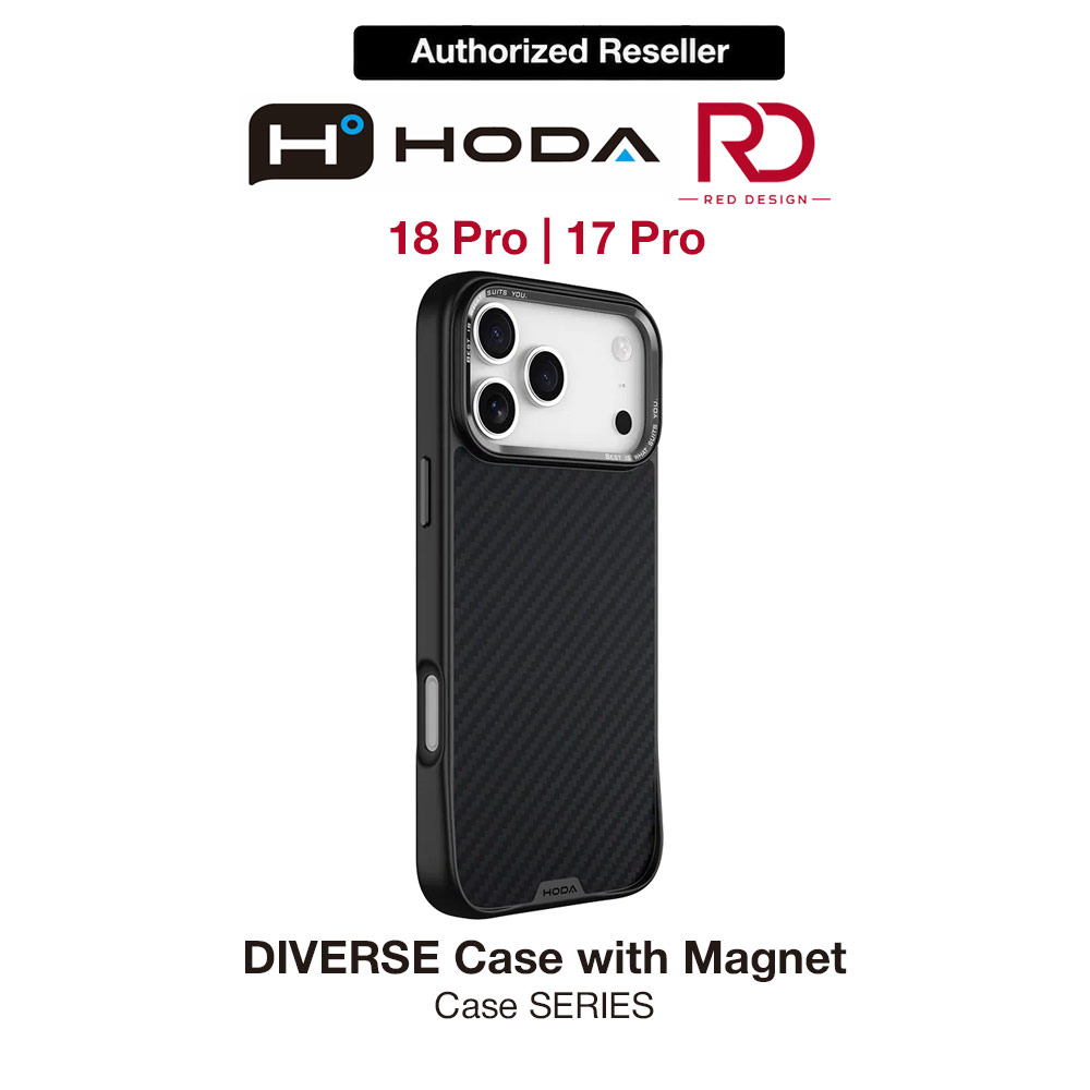 Picture of Hoda DIVERSE Case with Magnet for iPhone 18 Pro 17 Pro - KEVLAR Apple iPhone 17 Pro 6.3- Apple iPhone 17 Pro 6.3 Cases, Apple iPhone 17 Pro 6.3 Covers, iPad Cases and a wide selection of Apple iPhone 17 Pro 6.3 Accessories in Malaysia, Sabah, Sarawak and Singapore 