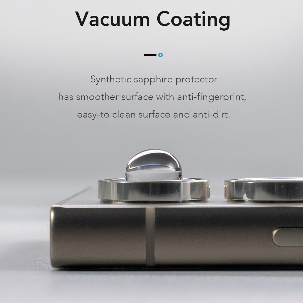 Picture of Samsung Galaxy S26 Ultra  | Hoda Sapphire Lens Protector Monocular Like Design for Samsung Galaxy S26 Ultra (5PCS Titanium Black)