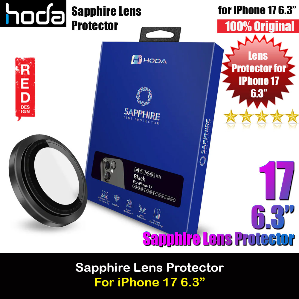 Picture of Hoda Sapphire Lens Protector for iPhone 17 6.3  (2PCS Black) Apple iPhone 17 6.3- Apple iPhone 17 6.3 Cases, Apple iPhone 17 6.3 Covers, iPad Cases and a wide selection of Apple iPhone 17 6.3 Accessories in Malaysia, Sabah, Sarawak and Singapore 