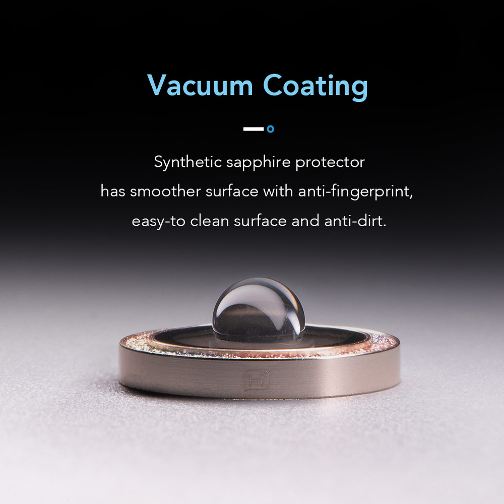 Picture of Apple iPhone 17 Pro 6.3 | Hoda Sapphire Lens Protector for iPhone 17 Pro Max 6.9 17 Pro 6.3 (3PCS Orange)