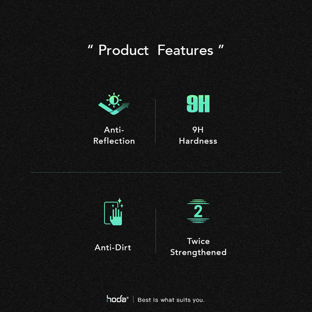 Picture of Apple iPhone 15 6.1 Screen Protector | Hoda 0.33mm 2.5D Full Coverage Anti Reflection Tempered Glass Screen Protector for Apple iPhone 15 6.1 (Anti Reflection)