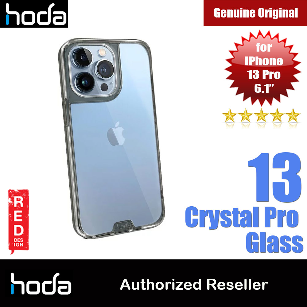 Picture of Hoda Military CRYSTAL PRO 3D TEMPERED GLASS BACKPLATE Drop Protection PROTECTIVE Case for Apple iPhone 13 Pro 6.1 (Crystal Clear Black) Apple iPhone 13 Pro 6.1- Apple iPhone 13 Pro 6.1 Cases, Apple iPhone 13 Pro 6.1 Covers, iPad Cases and a wide selection of Apple iPhone 13 Pro 6.1 Accessories in Malaysia, Sabah, Sarawak and Singapore 