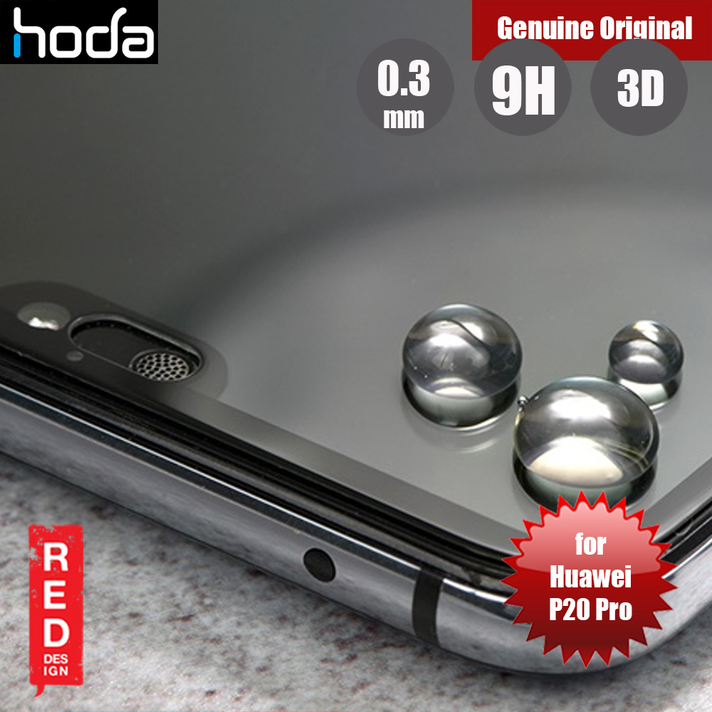 Picture of Huawei P20 Pro Screen Protector | Hoda 0.33mm Full Coverage Tempered Glass Screen Protector for Huawei P20 Pro (Black)