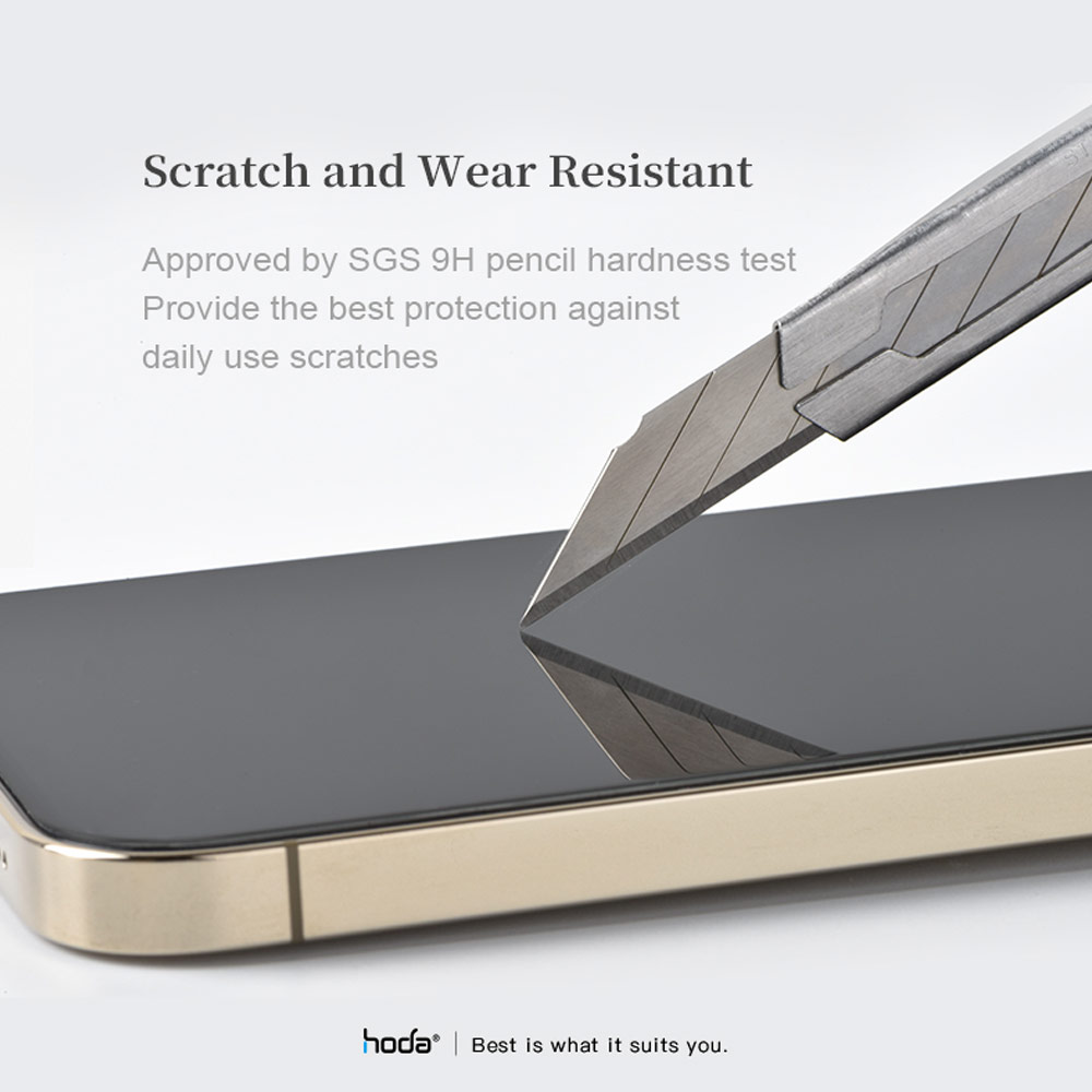 Picture of Apple iPhone 13 mini 5.4 Screen Protector | Hoda 0.33mm 2.5D Full Coverage Tempered Glass Screen Protector for Apple iPhone 13 Mini 5.4 (Black)