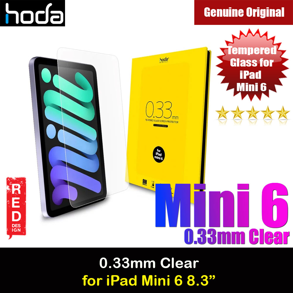 Picture of Hoda 0.33mm Premium Tempered Glass Screen Protector for Apple iPad Mini 6 2021 Apple iPad Mini 6- Apple iPad Mini 6 Cases, Apple iPad Mini 6 Covers, iPad Cases and a wide selection of Apple iPad Mini 6 Accessories in Malaysia, Sabah, Sarawak and Singapore 