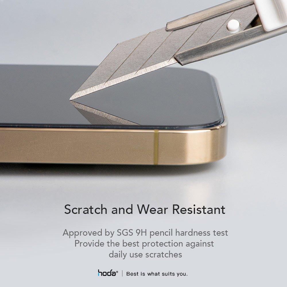 Picture of Apple iPhone 15 Pro Max 6.7 Screen Protector | Hoda 0.33mm 2.5D Full Coverage Gamer Matte Tempered Glass Screen Protector for Apple iPhone 15 Pro Max 6.7 (Matte)