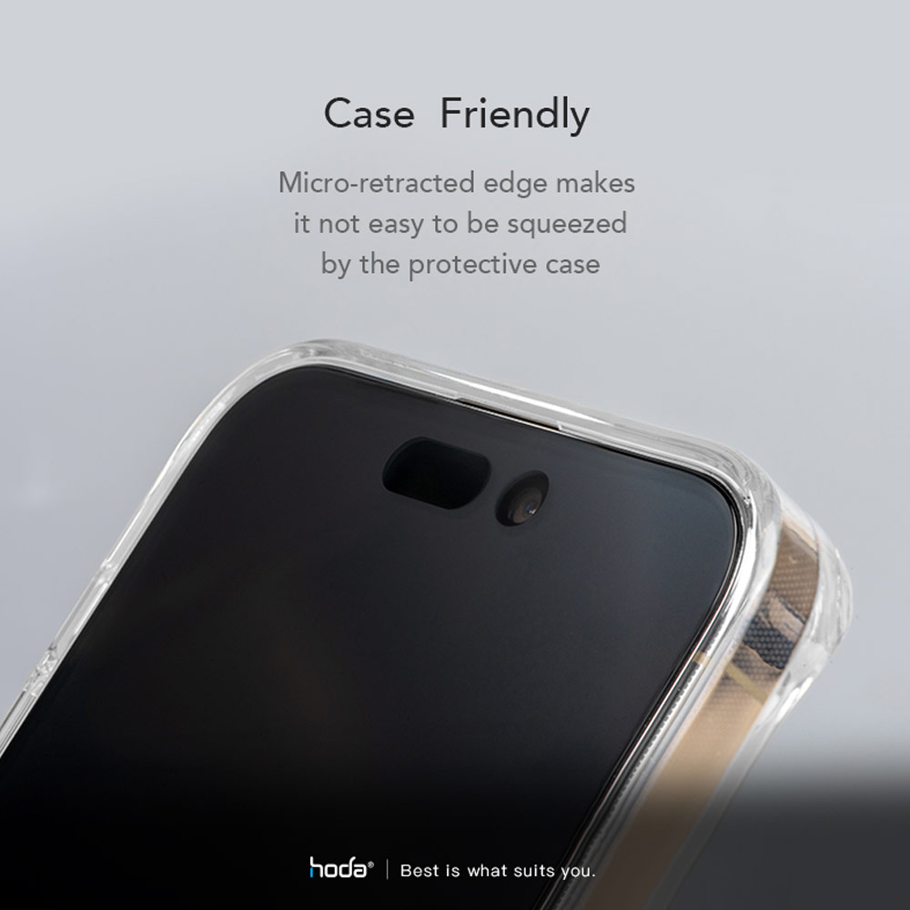 Picture of Apple iPhone 15 Pro Max 6.7 Screen Protector | Hoda 0.33mm 2.5D Full Coverage Gamer Matte Tempered Glass Screen Protector for Apple iPhone 15 Pro Max 6.7 (Matte)