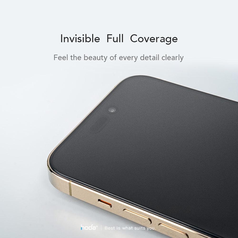 Picture of Apple iPhone 15 Pro Max 6.7 Screen Protector | Hoda 0.33mm 2.5D Full Coverage Gamer Matte Tempered Glass Screen Protector for Apple iPhone 15 Pro Max 6.7 (Matte)