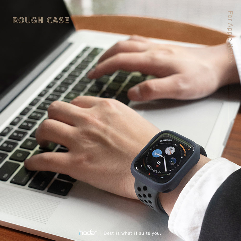 Picture of Apple Watch 45mm Case | Hoda Rough Case Apple Watch 45mm Series 7 Protection Case (Matte)