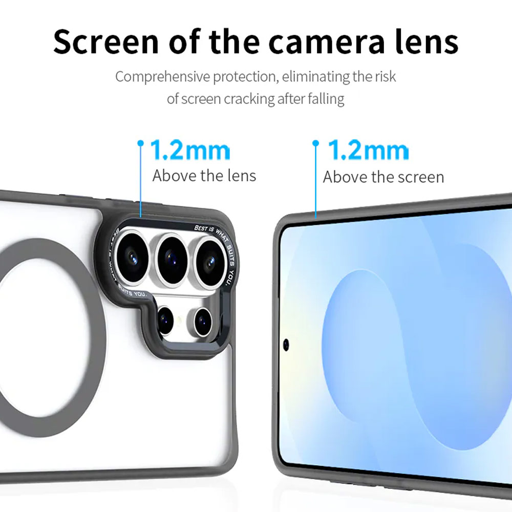 Picture of Samsung Galaxy S26 Ultra Case | Hoda Rough Case with Magnet Magnetic Military Standard Cover Casing for Samsung Galaxy S26 Ultra (Matte)