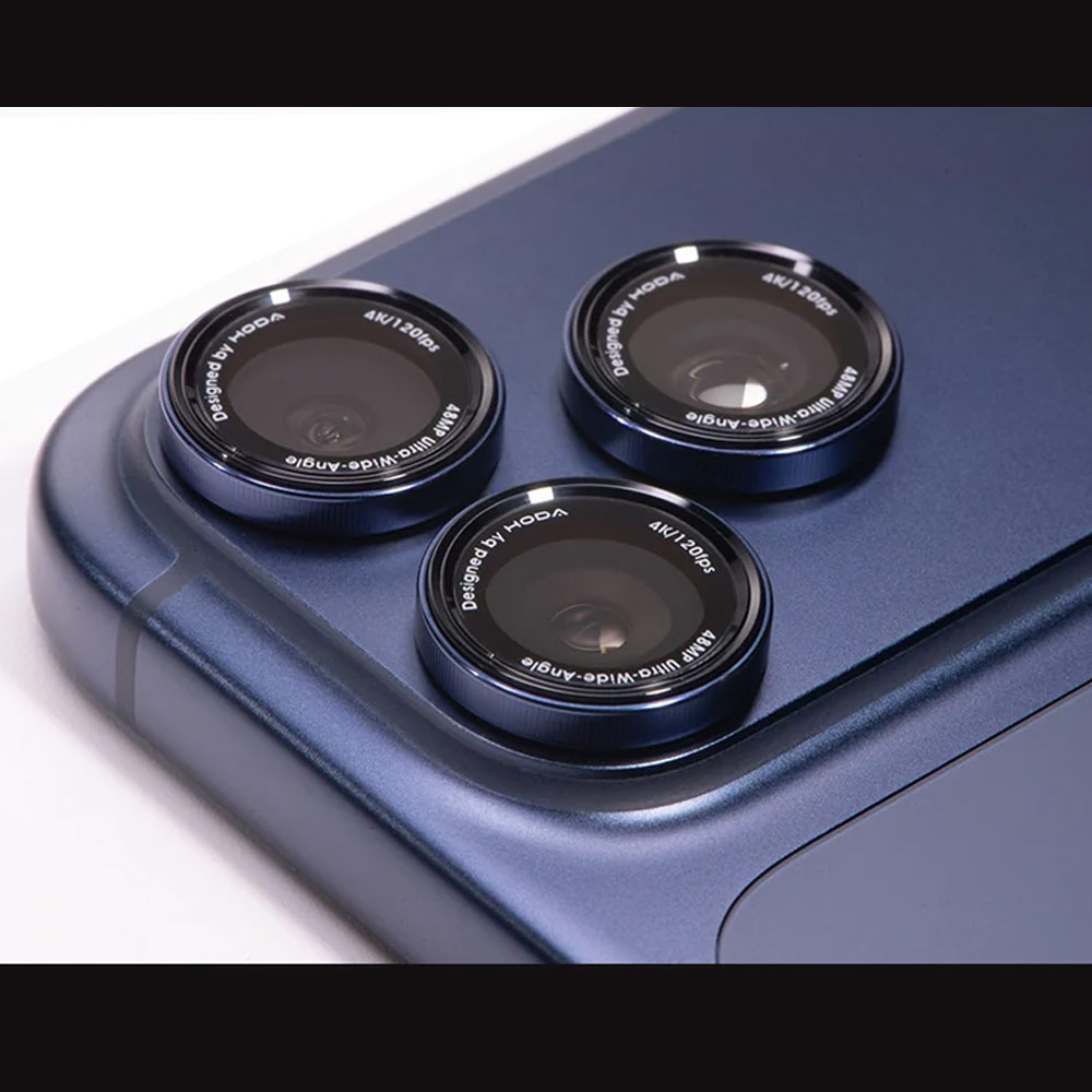 Picture of Apple iPhone 17 Pro 6.3 | Hoda Sapphire Lens Protector Monocular Like Design for iPhone 17 Pro Max 6.9 17 Pro 6.3 (3PCS Deep Blue)