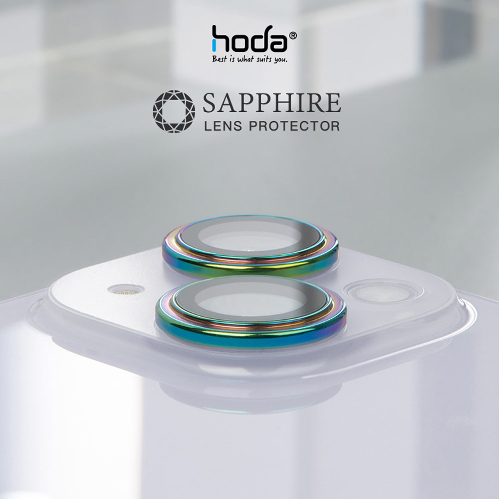 Picture of Apple iPhone 14 Plus 6.7  | Hoda Sapphire Lens Protector for iPhone 14 6.1 iPhone 14 Plus 6.7  (2PCS Black)