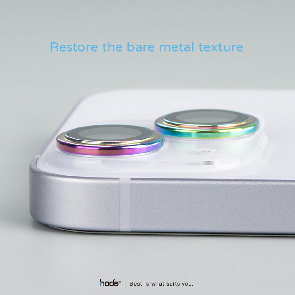 Picture of Apple iPhone 14 Plus 6.7  | Hoda Sapphire Lens Protector for iPhone 14 6.1 iPhone 14 Plus 6.7  (2PCS Black)