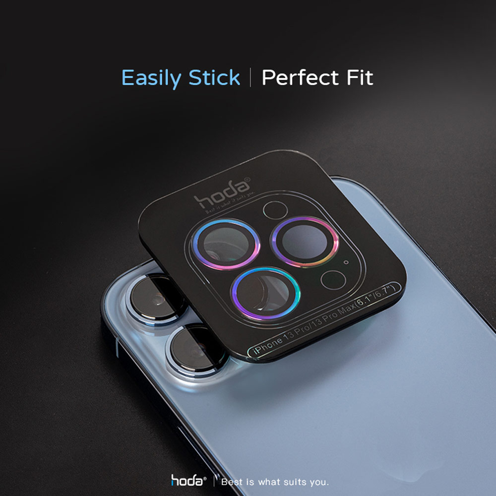 Picture of Apple iPhone 14 Plus 6.7  | Hoda Sapphire Lens Protector for iPhone 14 6.1 iPhone 14 Plus 6.7  (2PCS Black)