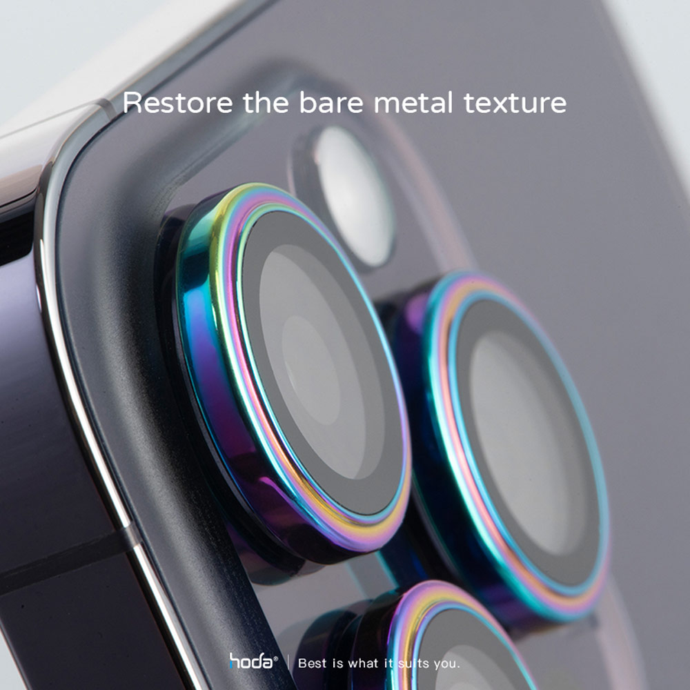 Picture of Apple iPhone 14 Pro Max 6.7  | Hoda Sapphire Lens Protector for iPhone 14 Pro 6.1 iPhone 14 Pro Max 6.7  (3PCS Graphite)