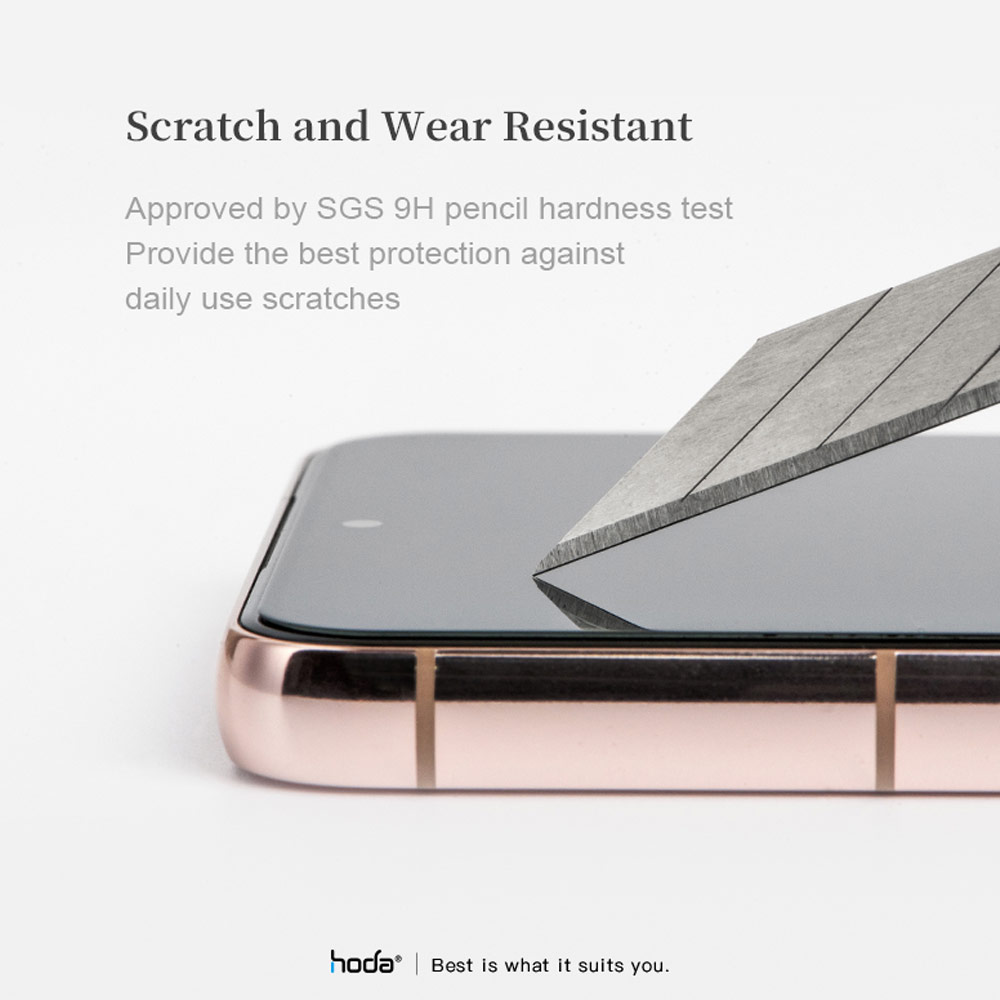 Picture of Samsung Galaxy S22 Plus 6.6 Screen Protector | Hoda 0.21mm 2.5D Full Coverage Tempered Glass Screen Protector for Galaxy S22 Plus (Black)