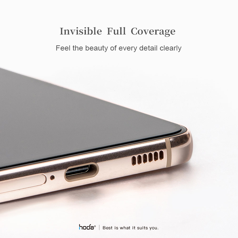 Picture of Samsung Galaxy S22 Plus 6.6 Screen Protector | Hoda 0.21mm 2.5D Full Coverage Tempered Glass Screen Protector for Galaxy S22 Plus (Black)