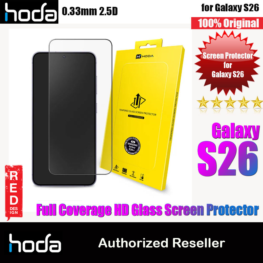 Picture of Hoda Clear Full Coverage Tempered Glass Screen Protector for Samsung Galaxy S26 (Clear) Samsung Galaxy S26- Samsung Galaxy S26 Cases, Samsung Galaxy S26 Covers, iPad Cases and a wide selection of Samsung Galaxy S26 Accessories in Malaysia, Sabah, Sarawak and Singapore 