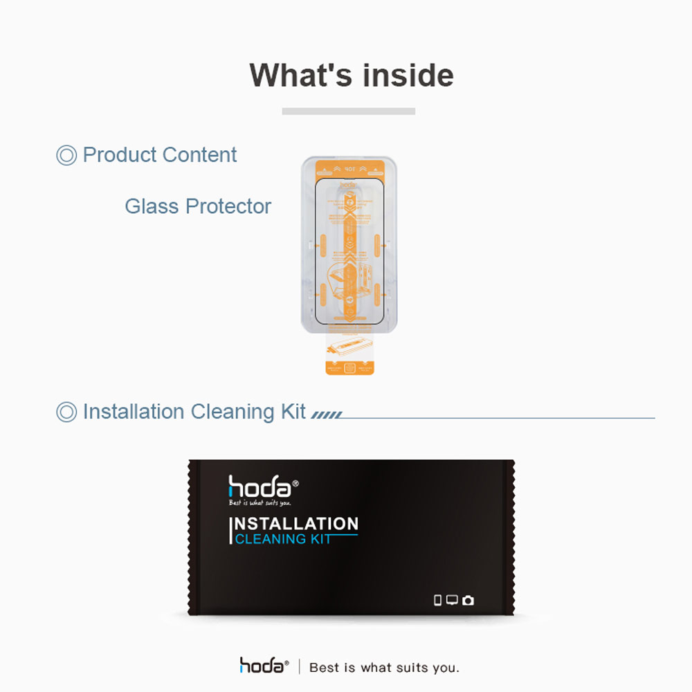 Picture of Apple iPhone 13 Pro Max 6.7 Screen Protector | Hoda 0.33mm 2.5D Anti Glare Matte Gaming Full Coverage Tempered Glass Screen Protector for Apple iPhone 13 Pro Max 6.7 iPhone 14 Plus 6.7  (Matte)