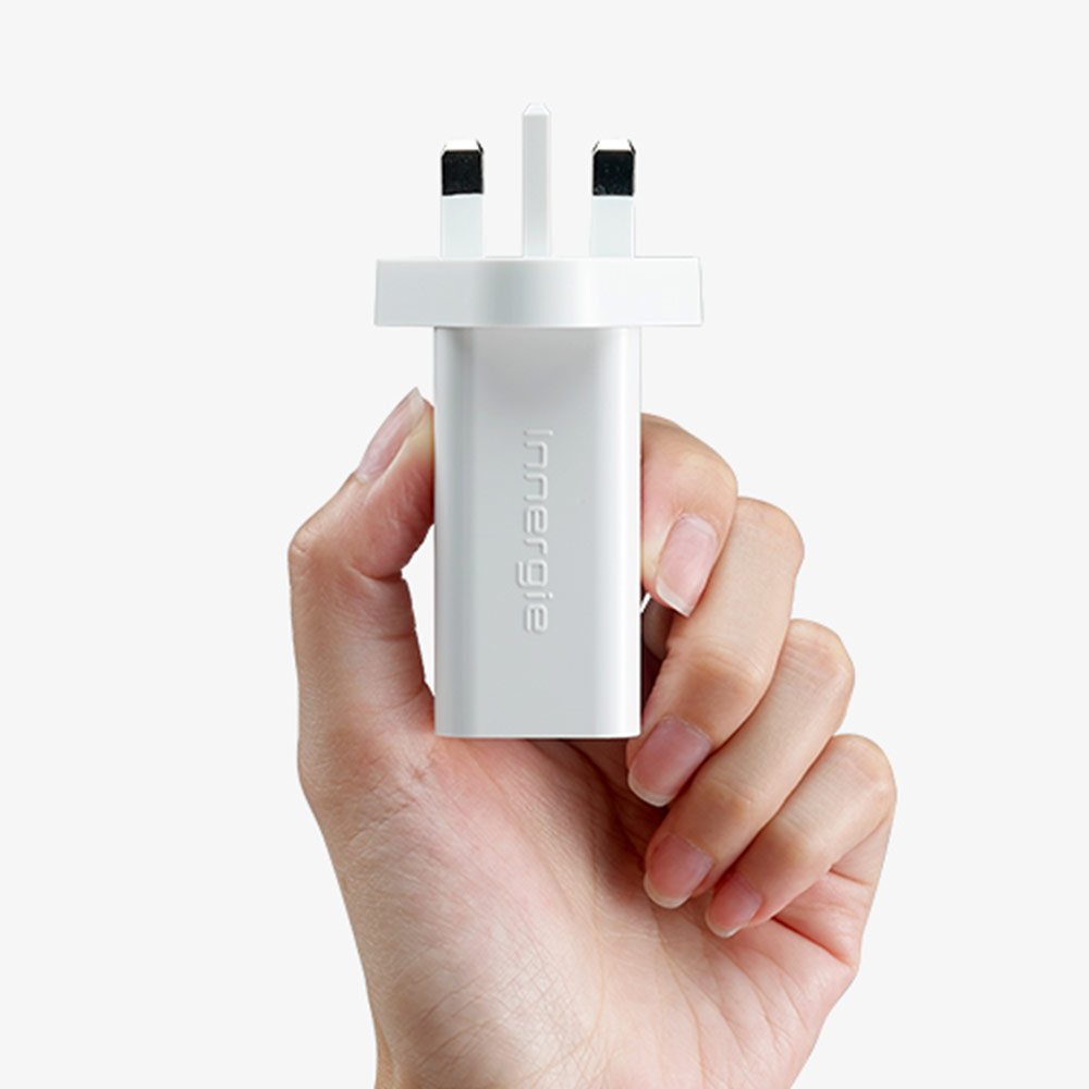 Picture of Innergie C6 60W PD PPS USB-C Power Delivery Fast Charge Small Compact Mini Wall Charger UK with Cable TIP for Asus HP Lenovo Dell Acer Laptop Notebook