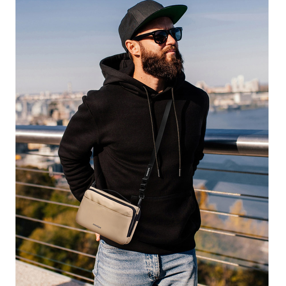 Picture of Innostyle FlexiCarry Crossbody Sling Shoulder Hand Carry Urban Style Bag Travel Bag (Dune Dawn)