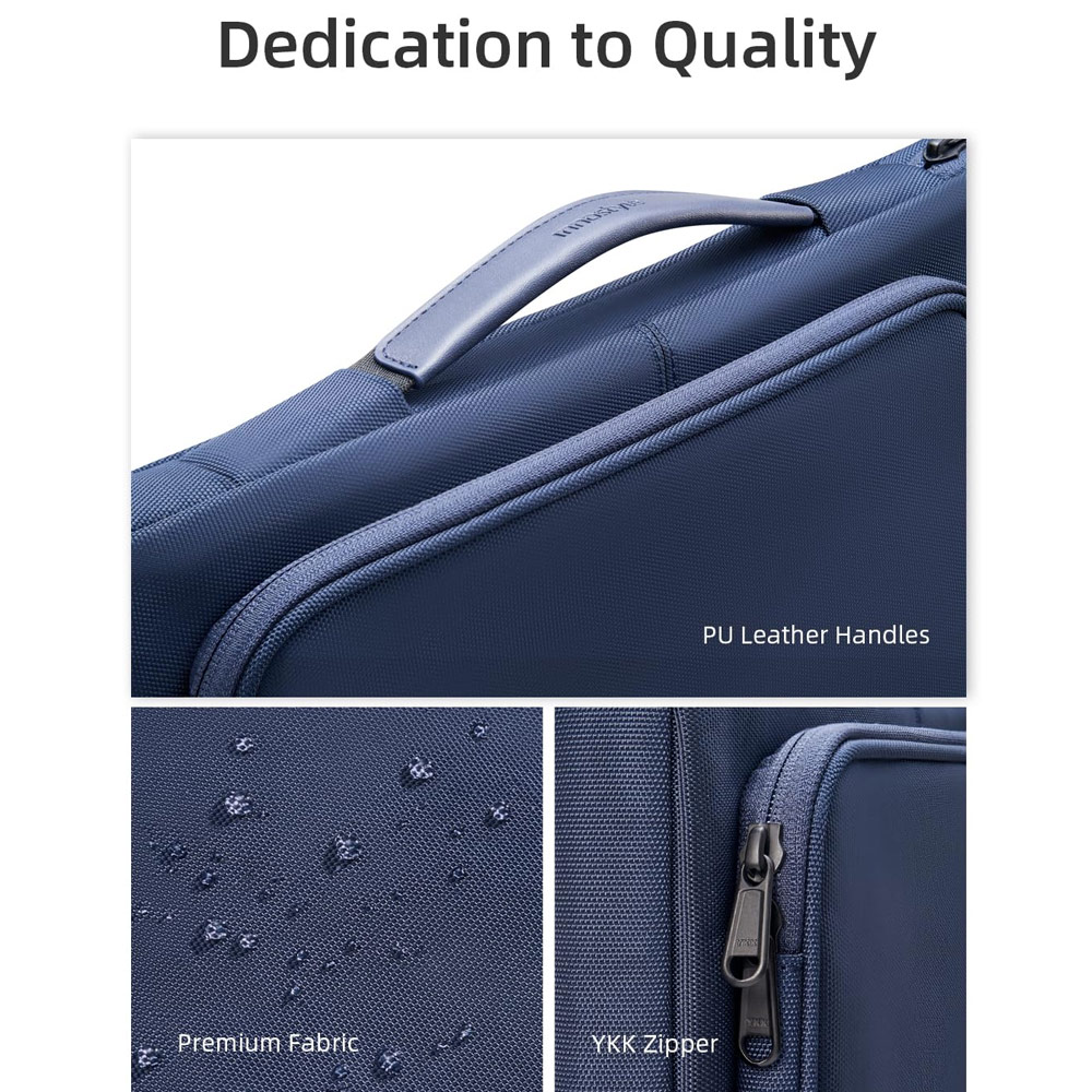 Picture of Innostyle Omiprotect Carrying Sleeve Shock Proof Laptop Notebook Sleeve with Front Compartment for up to 14 inches Laptop (Midnight Blue)