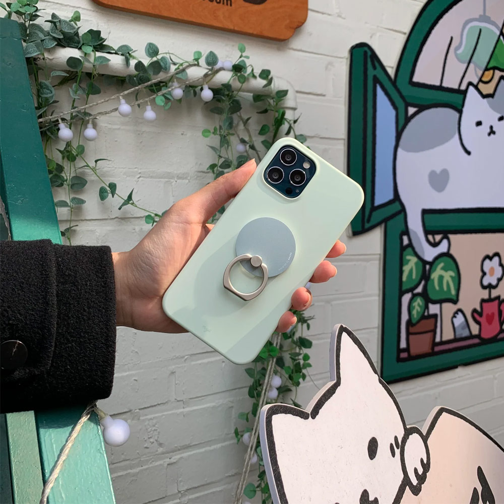 Picture of AAUXX iRing Pop Ring Holder Phone Grip and Kickstand Stand Work with wireless charging (Emerald)