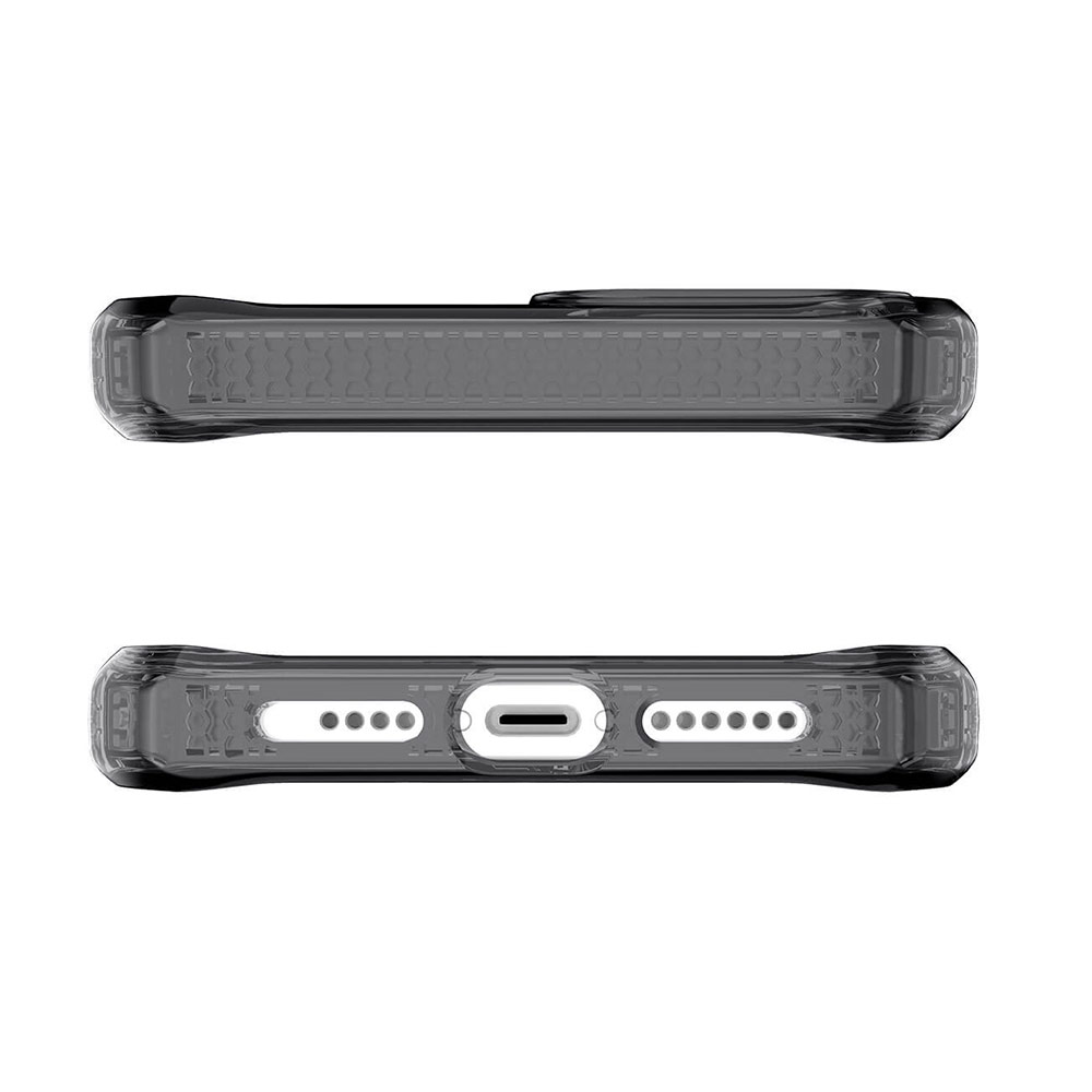 Picture of Apple iPhone 12 Pro Max 6.7 Case | ITSKINS SPECTRUM CLEAR ANTIMICROBIAL Certified Antishock Protection Case for Apple iPhone 12 Pro Max 6.7 (Smoke)