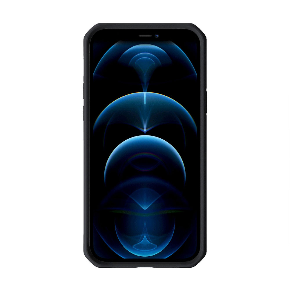 Picture of Apple iPhone 11 Pro 5.8 Case | ITSKINS HYBRID SOLID ANTIMICROBIAL Certified Antishock Protection Case for Apple iPhone 11 Pro 5.8 iPhone XS 5.8 (Plain Black transparent)