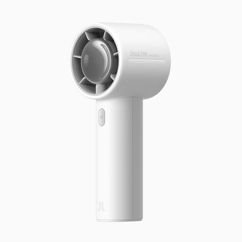 Picture of Jisulife Life 10 Portable Handheld Fan 5 Speed Mode Easy Carry Turbo Wind Speed Fan Kipas Jisulife (Gray)