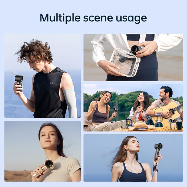 Picture of Jisulife Pro1S 2025 100 Speed Control Aluminum Body Portable Handheld Fan Kipas Jisulife (Bright Brown)