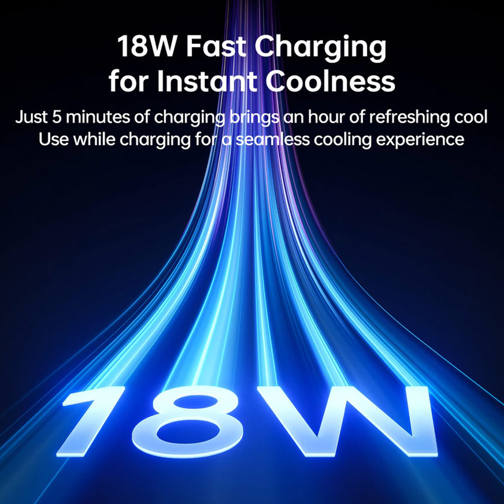 Picture of JISULIFE Malaysia 100 Speed Table Desk Bladeless Blade Less Fan Ultra Pro Portable Desktop Oscillating Fan Strong Airflow with Air Purifier Rechargeable Table Fan for Office Room Travel Outdoor Indoor Picnic Camping Jisulife Table Pro 3