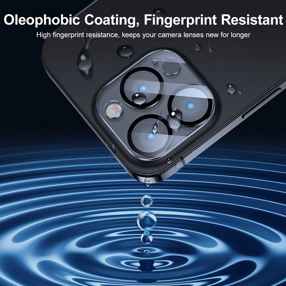 Picture of Apple iPhone 15 6.1 | Joyroom Gemstone Series 9H Tempered Glass Lens Protector Full Cover for iPhone 15 6.1 iPhone 15 Plus 6.7 (Clear)