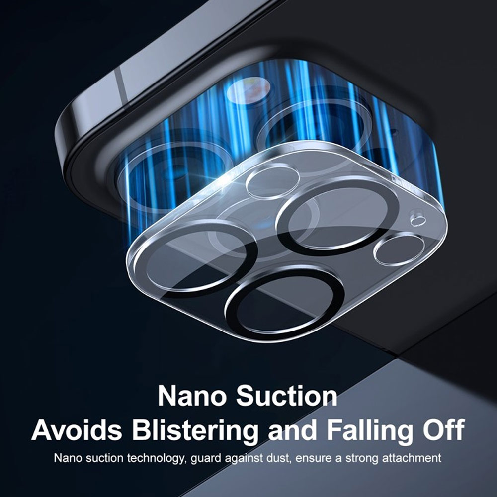 Picture of Apple iPhone 15 6.1 | Joyroom Gemstone Series 9H Tempered Glass Lens Protector Full Cover for iPhone 15 6.1 iPhone 15 Plus 6.7 (Clear)