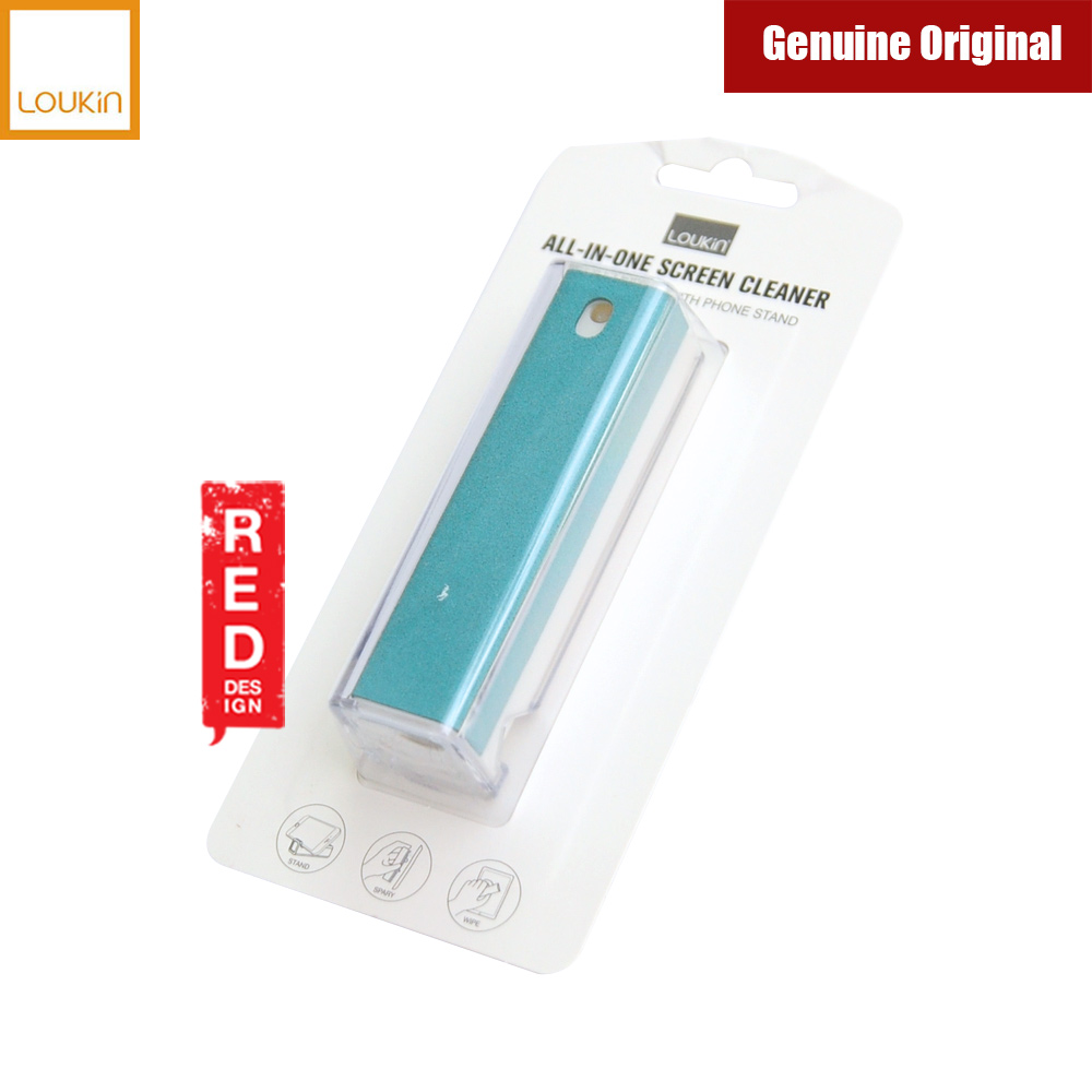 Picture of Loukin Microfiber and Spray 2 in 1 Screen Cleaner for iPhones iPads Smartphones Tablets Laptops (Blue)