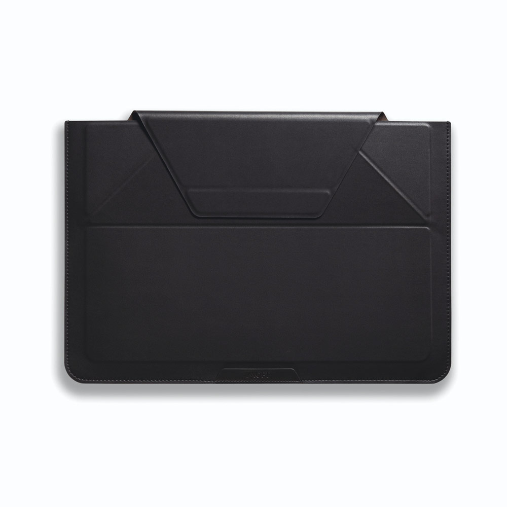 Picture of Apple Macbook Air 13\" | MOFT Carry Sleeve Standable Design PU Leather for Macbook Air 13 M1 2020 2021 Macbook Pro 13 2020 2021 13 inches Laptop Dell XPS13 Microsoft Surface Pro 7 (Night Black)