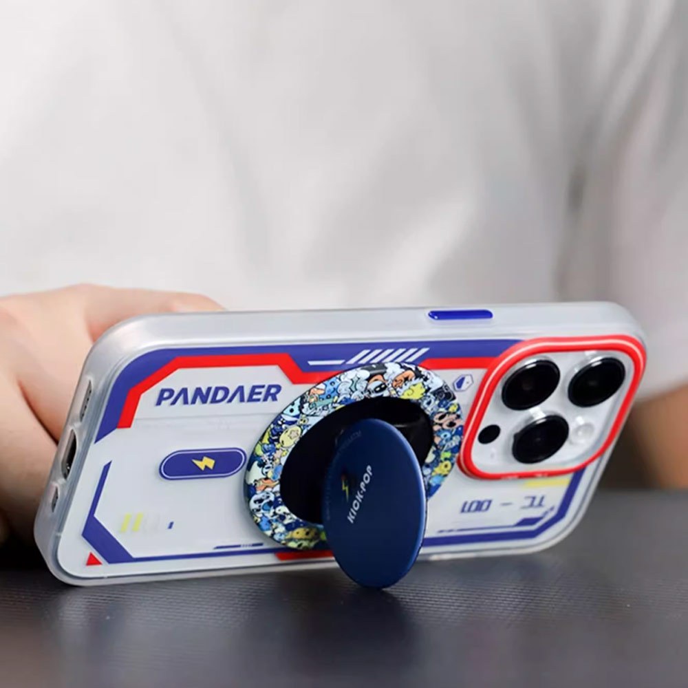 Picture of Kickpop Magnetic O Ring Grip Holder Stand Finger Grip Kickstand for Magnetic Device | Phone (Monster)