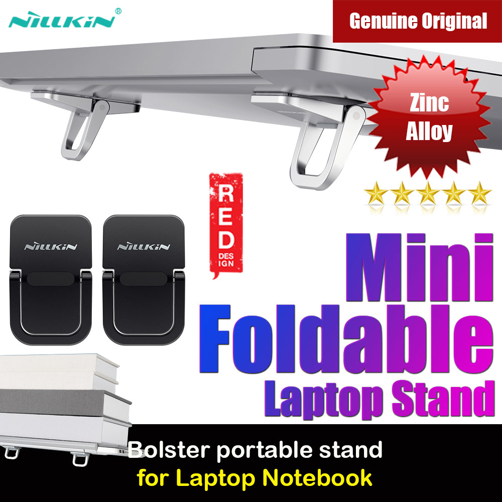 Picture of Nillkin Bolster Laptop Tablet Mini Stand Foldable Portable Stand Holder Heat Dissipation for Laptop Notebook (Black) Red Design- Red Design Cases, Red Design Covers, iPad Cases and a wide selection of Red Design Accessories in Malaysia, Sabah, Sarawak and Singapore 