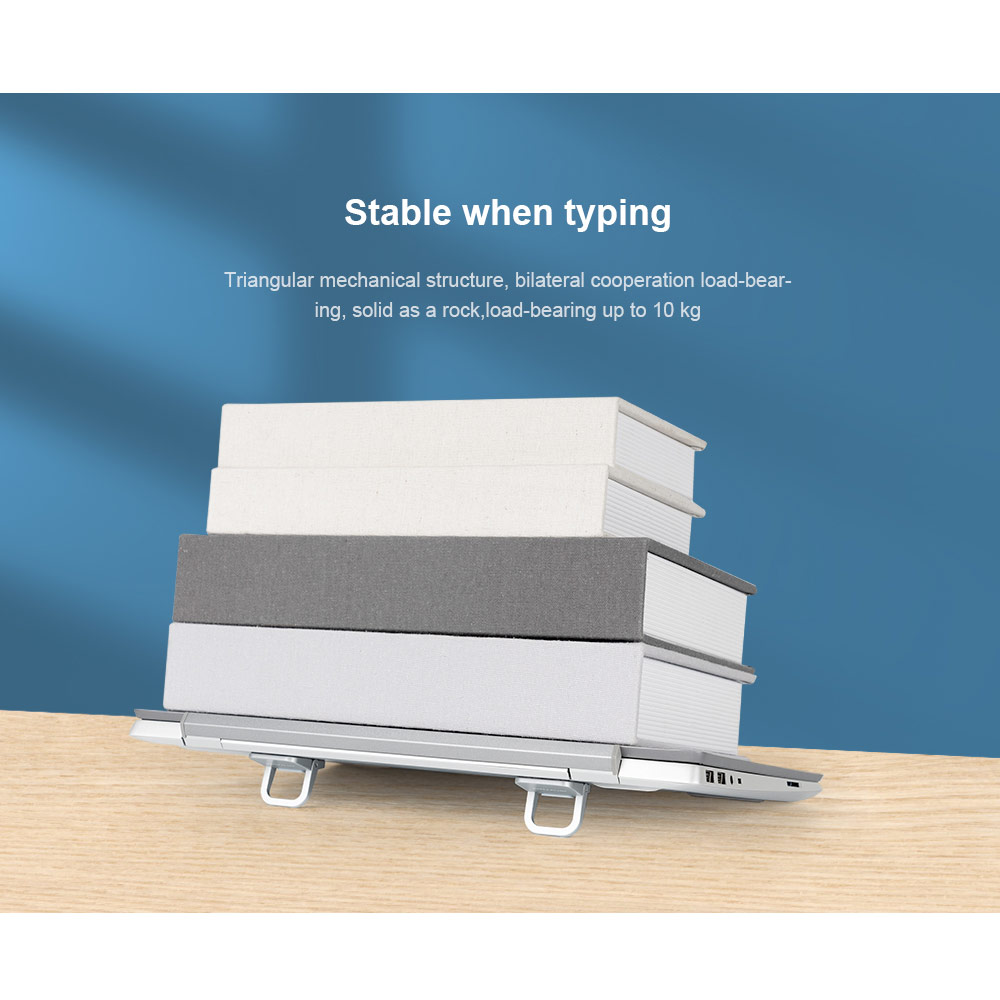 Picture of Nillkin Bolster Laptop Tablet Mini Stand Foldable Portable Stand Holder Heat Dissipation for Laptop Notebook (Black)