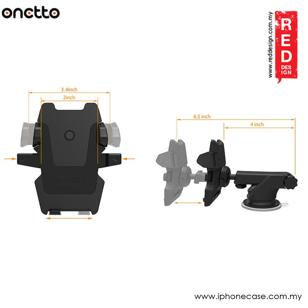 Picture of Onetto Easy One Touch 2 Car Desk Mount Car Windscreen Mount (Black)