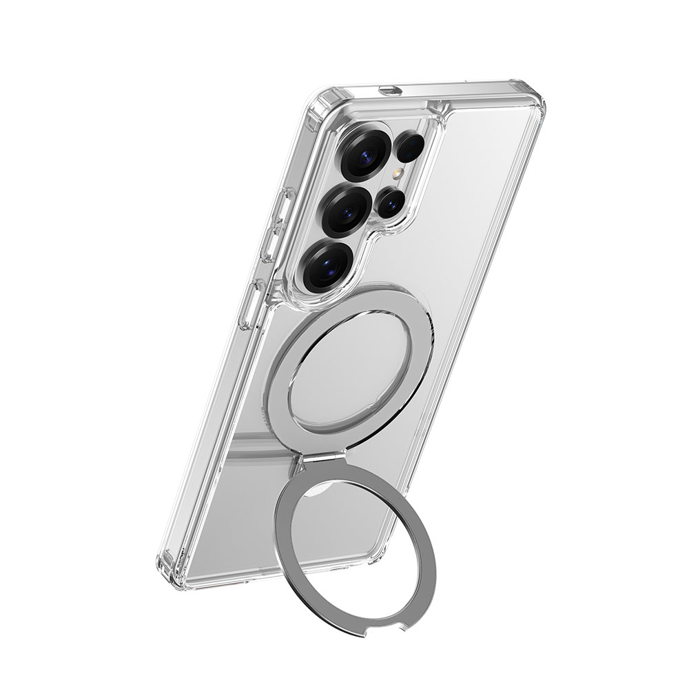 Picture of Samsung Galaxy S26 Ultra Case | Raptic Air Stand Magnetic Compatible Drop Protection Case for Samsung Galaxy S26 Ultra (Clear)